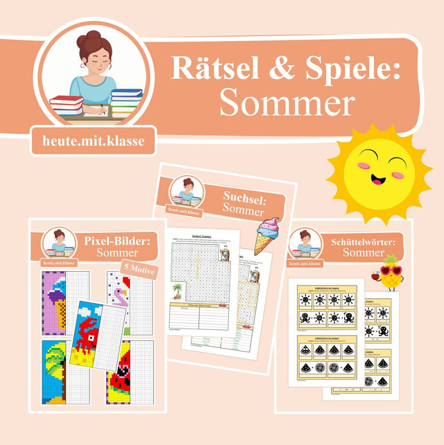 Rätsel & Spiele im Sommer