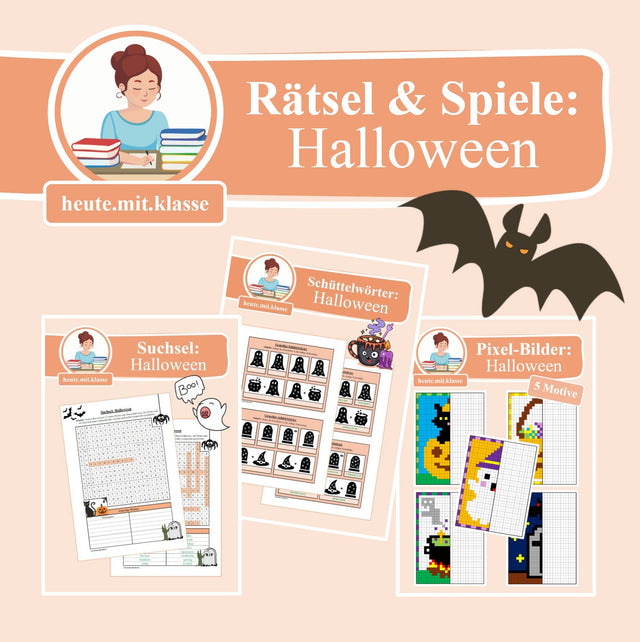 Rätsel & Spiele für Halloween