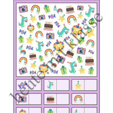 Suchen & Finden: Party & Geburtstag (Wimmelbild für Vorschule & 1. Klasse)