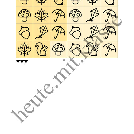 Sudoku 6x6: Herbst - Logisches Denken fördern!