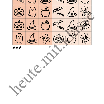 Sudoku 6x6: Halloween - Logisches Denken fördern!