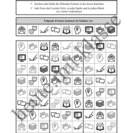 Sudoku 9x9: Deutsch - Logisches Denken fördern!
