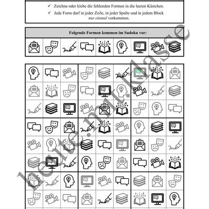 Sudoku 9x9: Deutsch - Logisches Denken fördern!