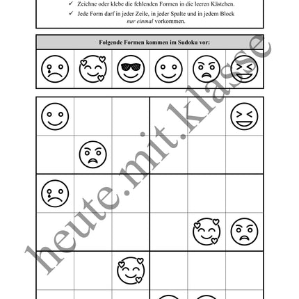 Sudoku 6x6: Für Profis - Logisches Denken fördern!