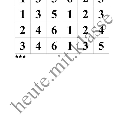 Sudoku 6x6: Klassisch mit Zahlen - Logisches Denken fördern!