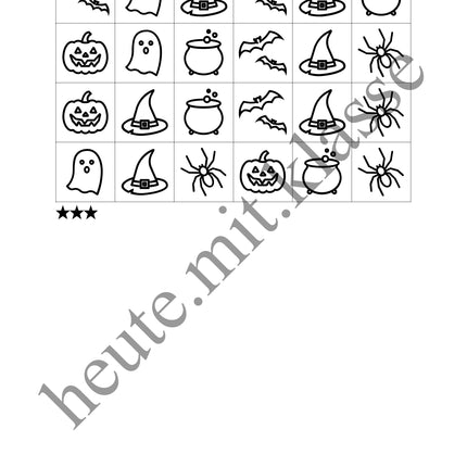 Sudoku 6x6: Halloween - Logisches Denken fördern!