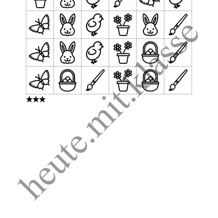 Sudoku 6x6: Ostern - Logisches Denken fördern!