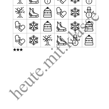 Sudoku 6x6: Winter - Logisches Denken fördern!