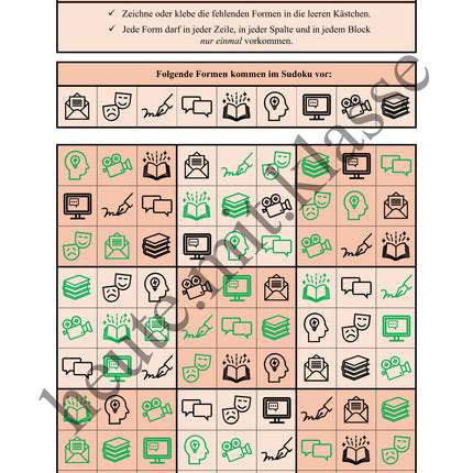 Sudoku 9x9: Deutsch - Logisches Denken fördern!