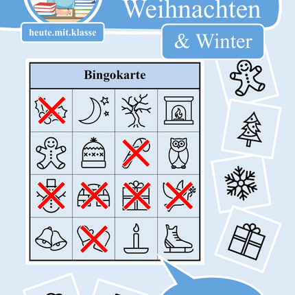 Bingo Spiel: Winter & Weihnachten