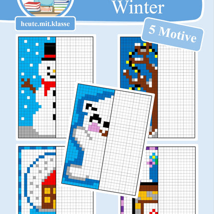 Pixel-Bilder: Winter