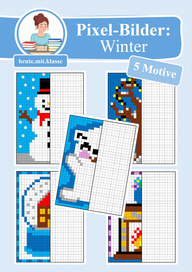 Pixel-Bilder: Winter