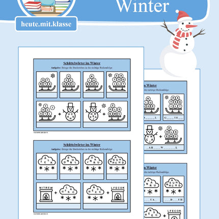 Schüttelwörter: Winter