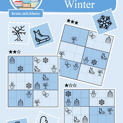 Sudoku 6x6: Winter