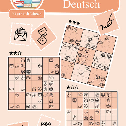 Sudoku 9x9: Deutsch - Logisches Denken fördern!
