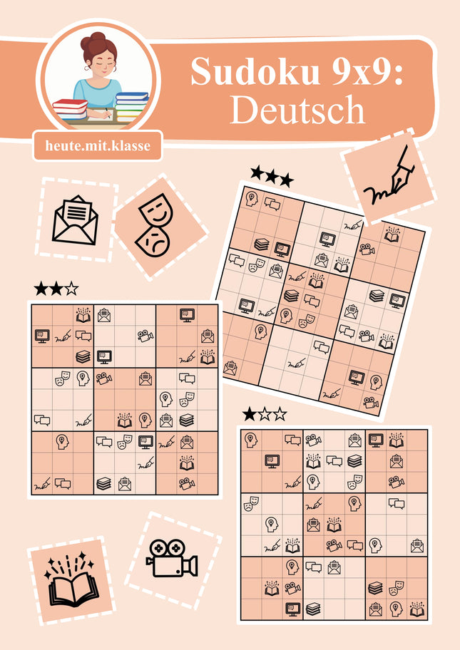 Sudoku 9x9: Deutsch - Logisches Denken fördern!
