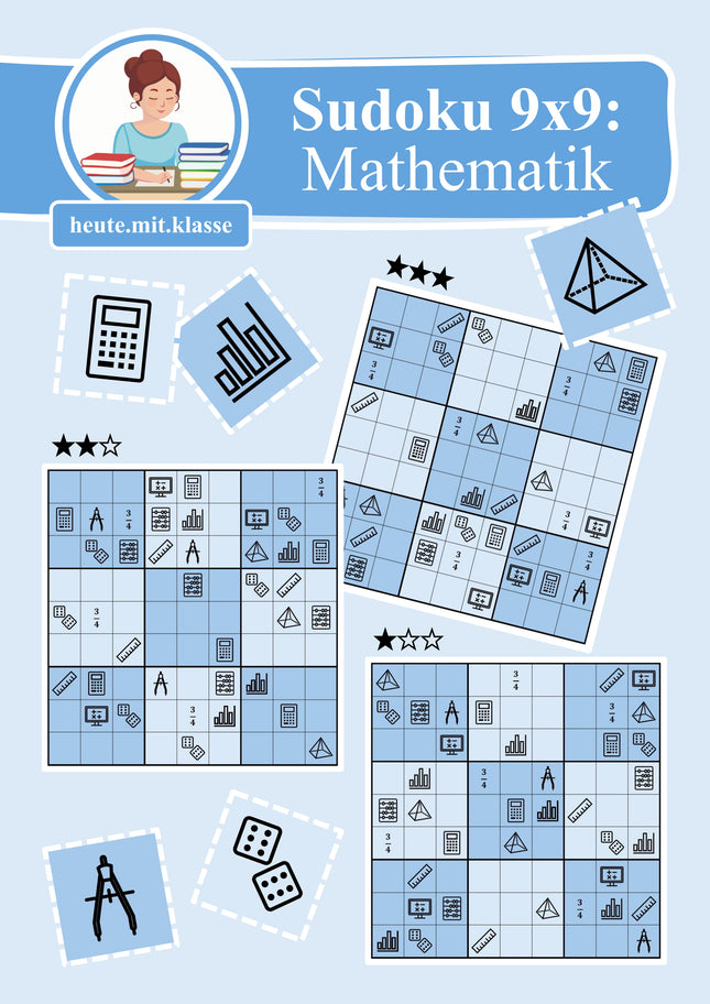 Sudoku 9x9: Mathe - Logisches Denken fördern!