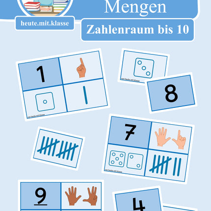 Zuordnungsaktivität: Mengendarstellung im Zahlenraum bis 10
