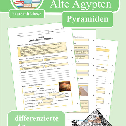 Übung zum Hörverstehen: Geolino-Podcast "Das alte Ägypten - Pyramiden"