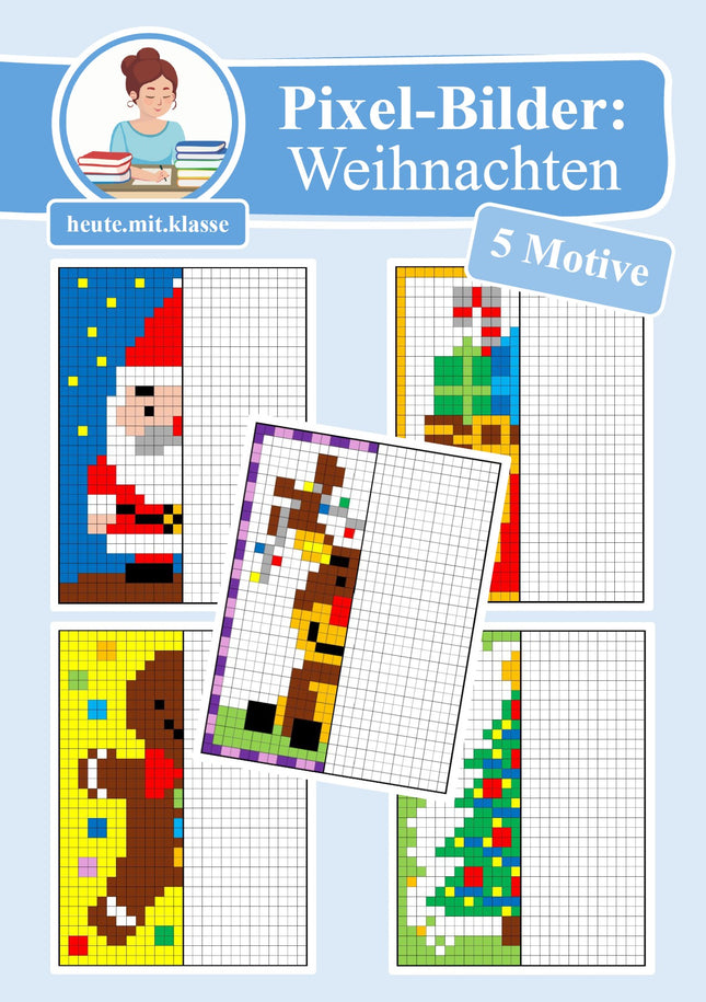 Pixel-Bilder: Weihnachten & Advent