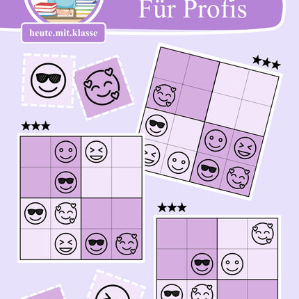 Sudoku 4x4: Für Profis (Rätsel für Vorschule & Anfangsunterricht)