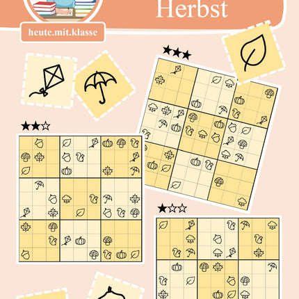 Sudoku 9x9: Herbst