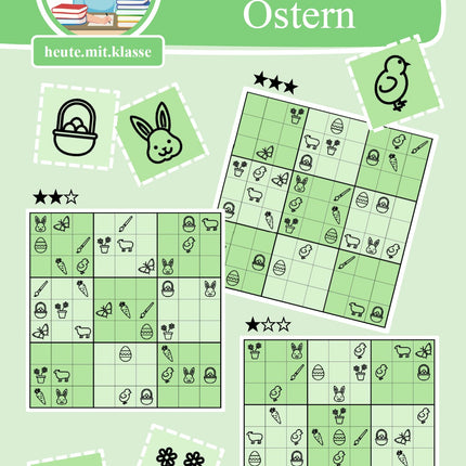 Sudoku 9x9: Ostern
