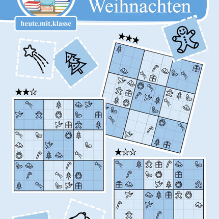 Sudoku 9x9: Weihnachten & Advent