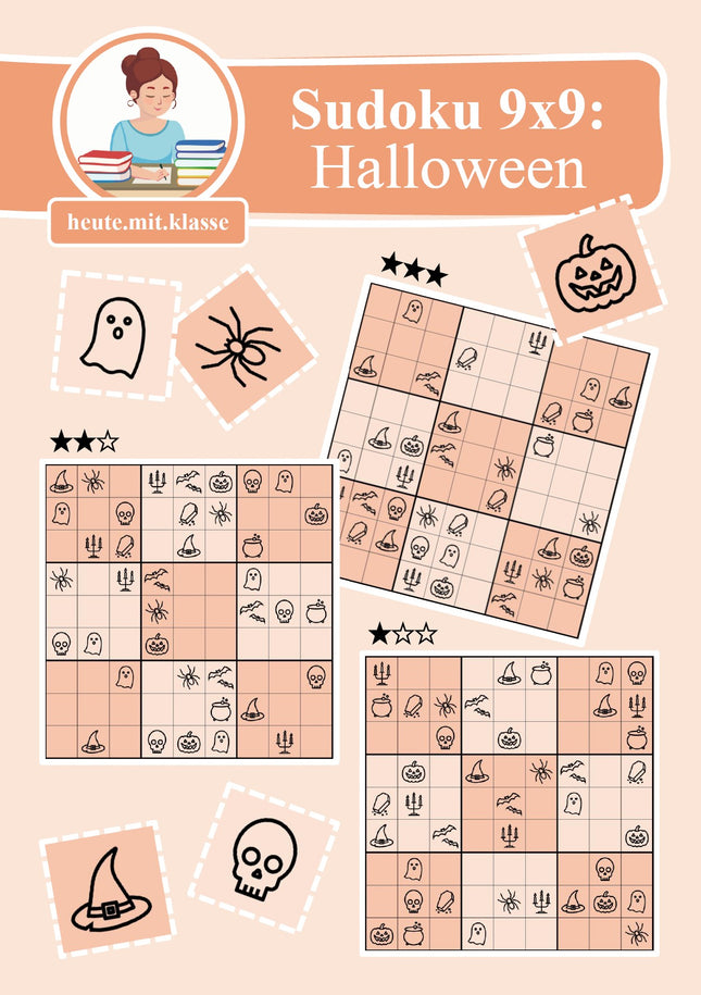 Sudoku 9x9: Halloween