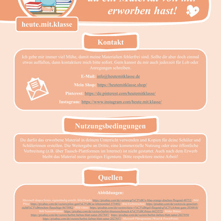 Suchsel: Herbst (Wortgitter)