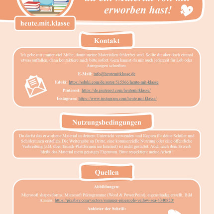 Schüttelwörter: Sommer & Sommerferien