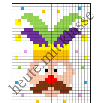 Pixel-Bilder: Fasching & Karneval & Fastnacht