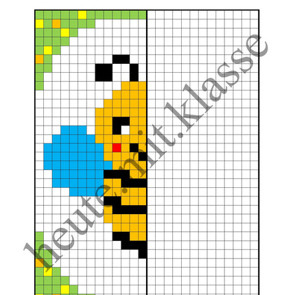 Pixel-Bilder: Frühling