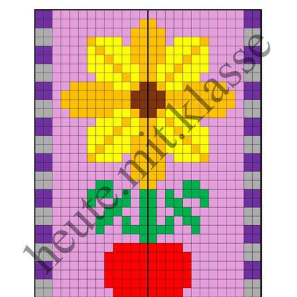 Pixel-Bilder: Frühling