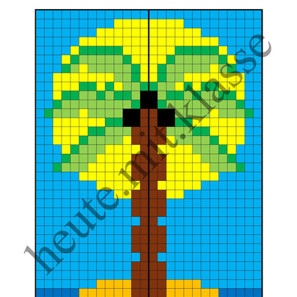 Pixel-Bilder: Sommer & Sommerferien