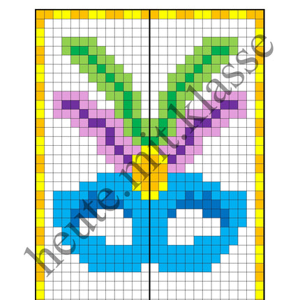 Pixel-Bilder: Fasching & Karneval & Fastnacht