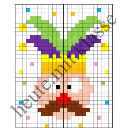 Pixel-Bilder: Fasching & Karneval & Fastnacht