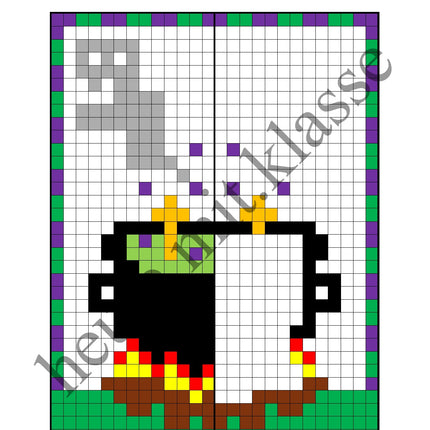 Pixel-Bilder: Halloween