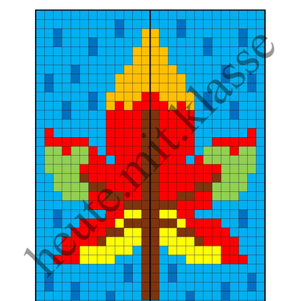 Pixel-Bilder: Herbst