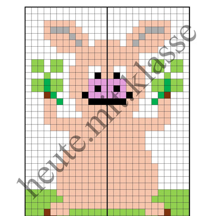Pixel-Bilder: Neujahr & Silvester