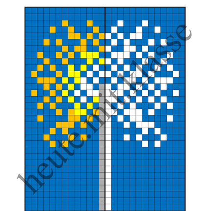 Pixel-Bilder: Neujahr & Silvester