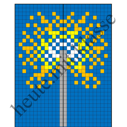 Pixel-Bilder: Neujahr & Silvester