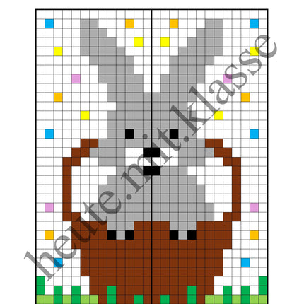 Pixel-Bilder: Ostern