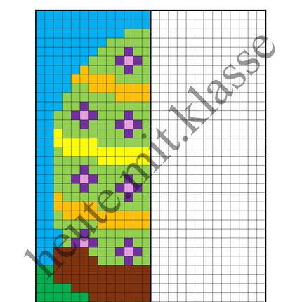 Pixel-Bilder: Ostern