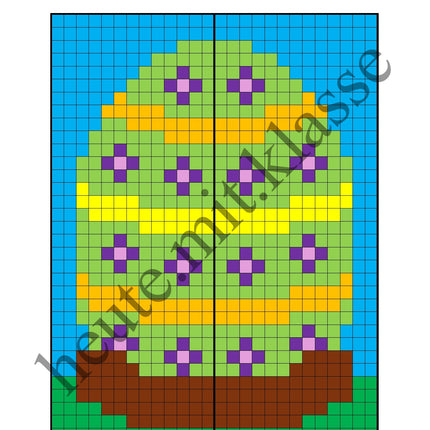 Pixel-Bilder: Ostern