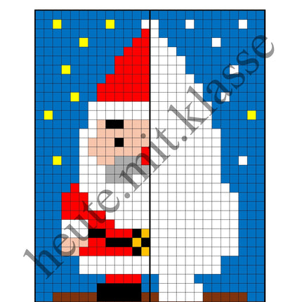 Pixel-Bilder: Weihnachten & Advent