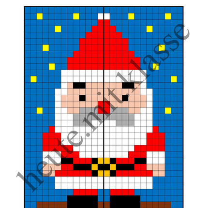Pixel-Bilder: Weihnachten & Advent