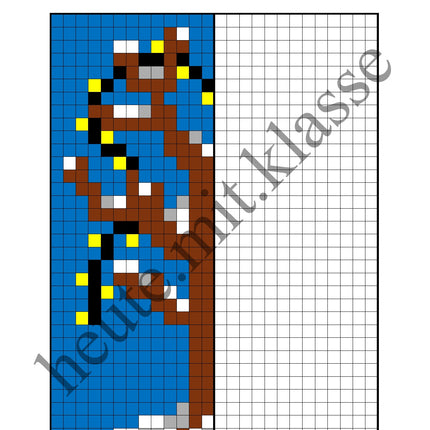 Pixel-Bilder: Winter