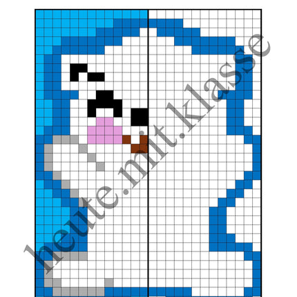 Pixel-Bilder: Winter