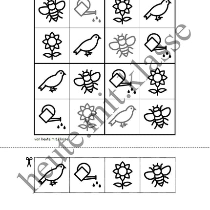 Sudoku 4x4: Frühling